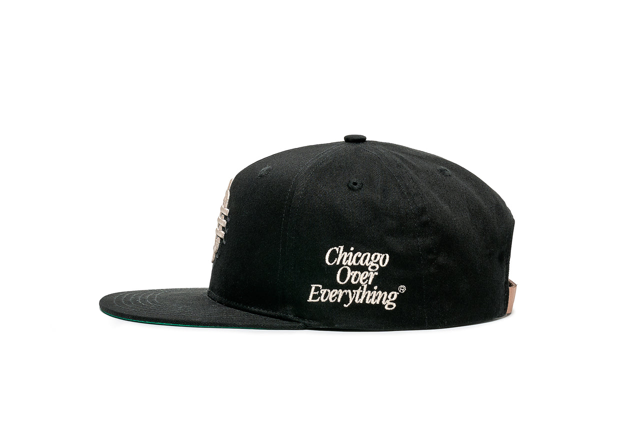 Chicago Over Everything Monogram Hat (BLACK)